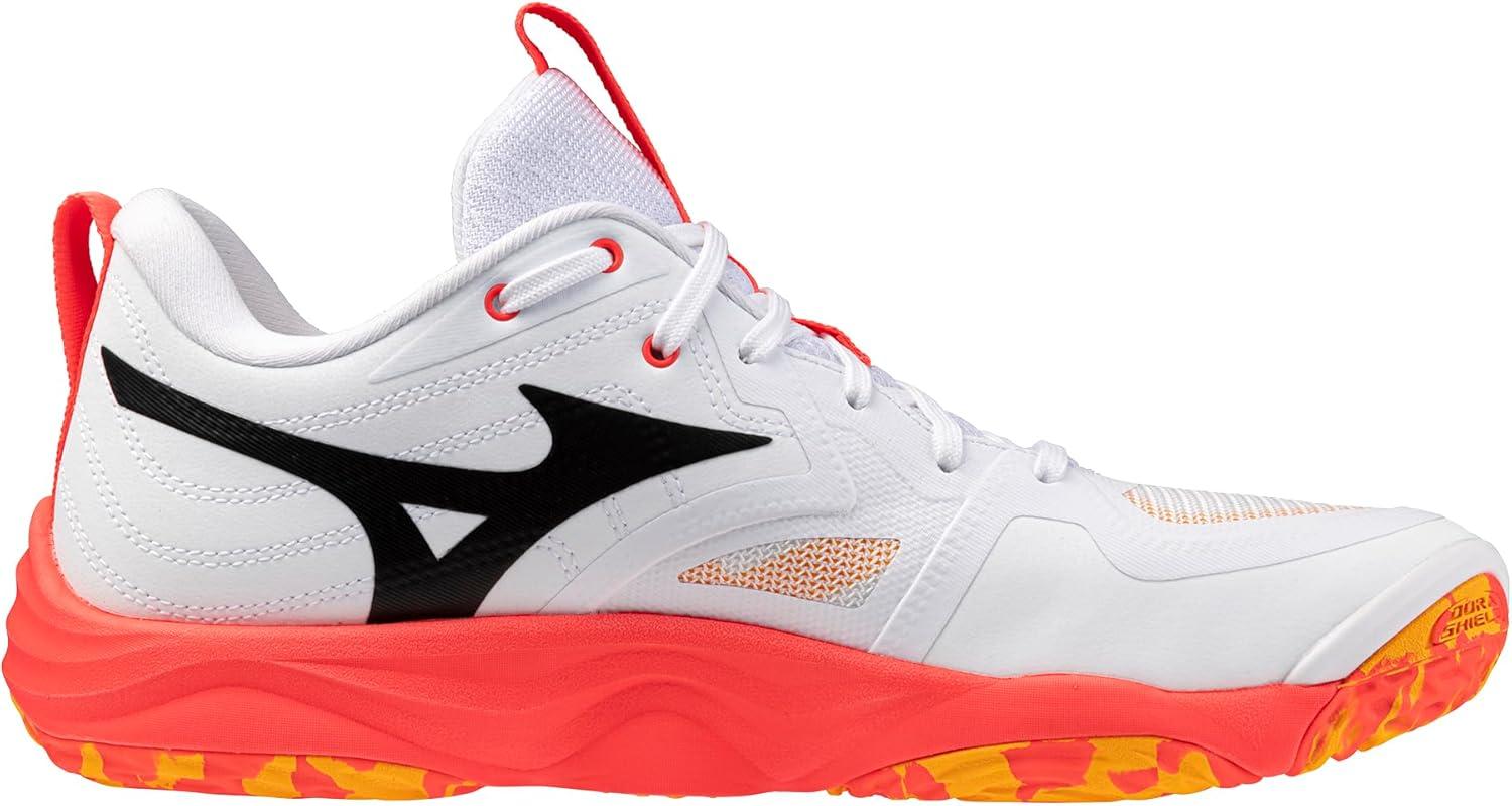 imageMizuno UnisexAdult Wave Momentum 4 Elite UnisexWhitefiery Coral