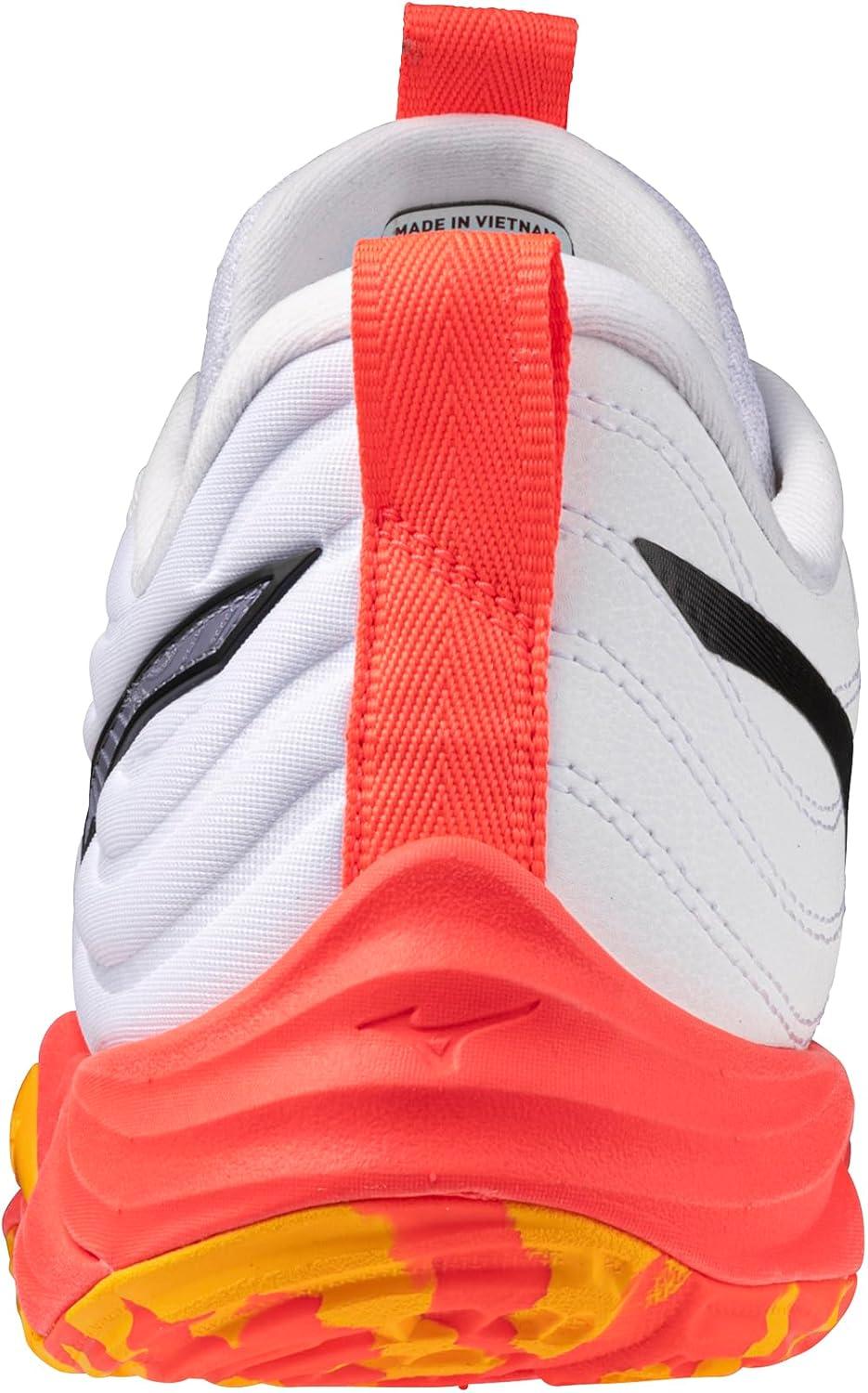 imageMizuno UnisexAdult Wave Momentum 4 Elite UnisexWhitefiery Coral