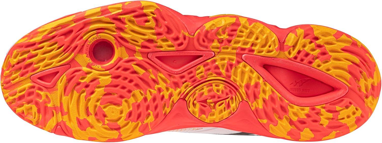 imageMizuno UnisexAdult Wave Momentum 4 Elite UnisexWhitefiery Coral