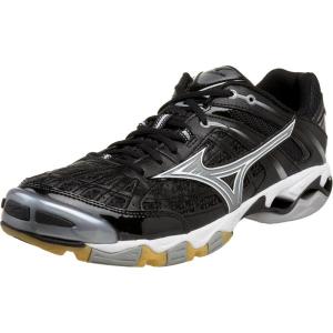 imageMizuno Mens Wave Lightning 5 Volleyball ShoeBlackWhite