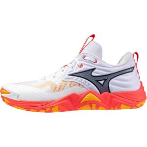 imageMizuno UnisexAdult Wave Momentum 4 Elite UnisexWhitefiery Coral