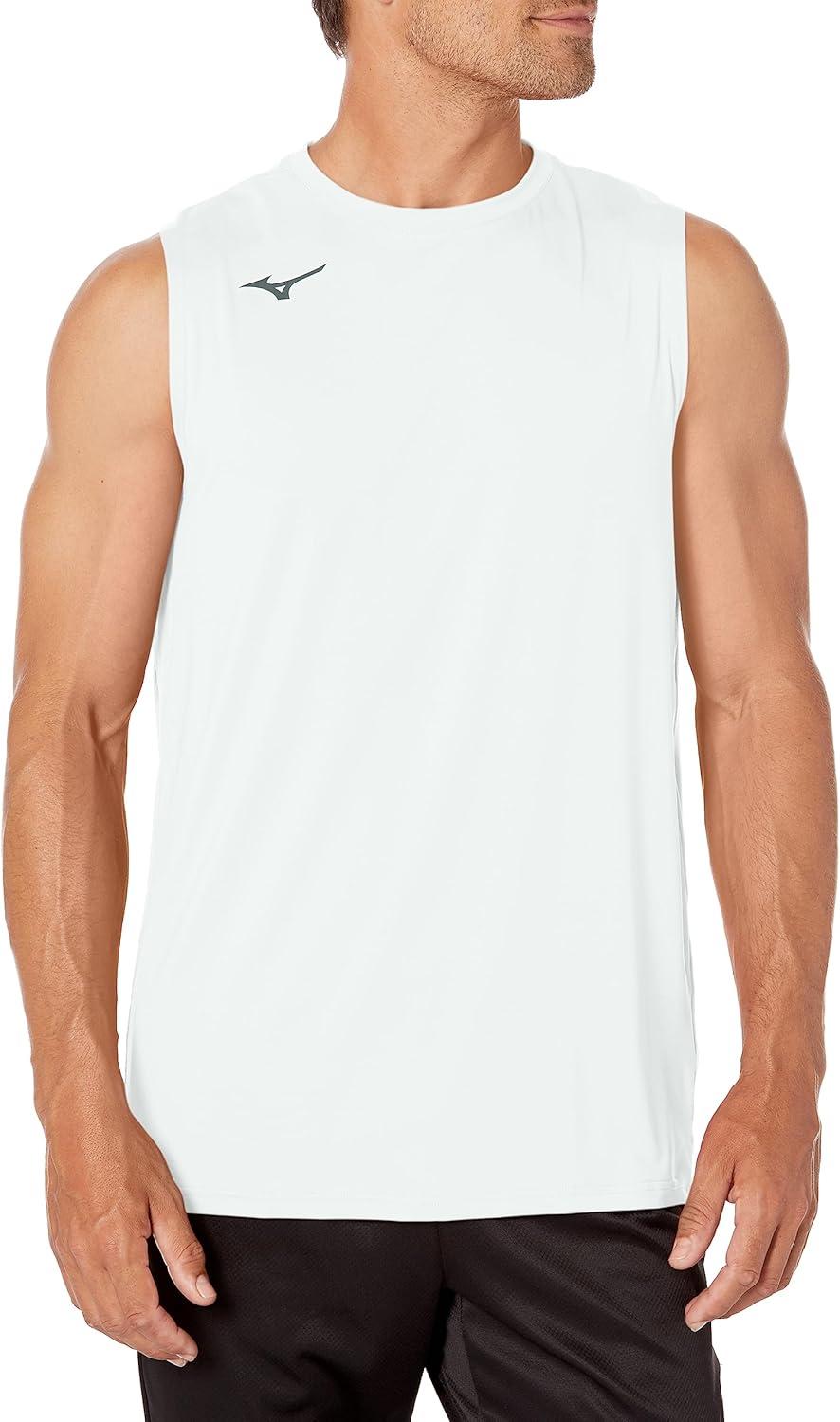 imageMizuno Mens Standard Sleeveless Vb JerseyWhite