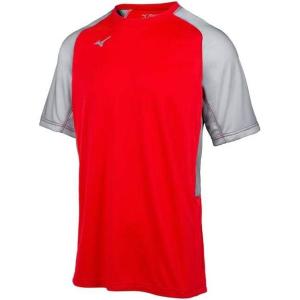 imageMizuno Aerolite Crew Baseball JerseyRedgrey