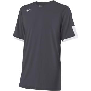 imageMizuno Mens Aerolite VNeck JerseyCharcoalwhite