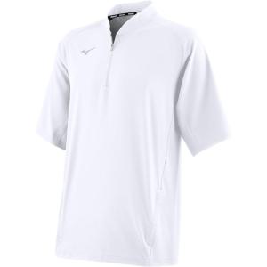 imageMizuno Boys Youth Gametime Short Sleeve Hitting JacketWhite