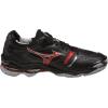 imageMizuno Mens Wave Tornado 5 Volleyball ShoeBlackRedSilver