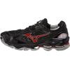 imageMizuno Mens Wave Tornado 5 Volleyball ShoeBlackRedSilver