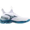 imageMizuno UnisexAdult Wave Lightning Neo 2 Volleyball ShoeWhitemoroccan Blue