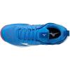 imageMizuno Womens 2 Wave Luminous Volleyball ShoeFrench Blue White Ignition Red
