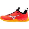 imageMizuno Womens 2 Wave Luminous Volleyball ShoeRadiantred White Carrotcurl