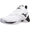 imageMizuno Wave Momentum Volleyball Shoes 2 MID Club Activities Indoor Wide Lightweight IndoorWhiteBlackGold