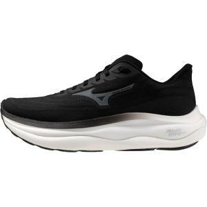 imageMizuno Mens Wave Sky 9 2e Running ShoeBlackmetallic Grey