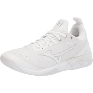imageMizuno Womens 2 Wave Luminous Volleyball ShoeWhiteSilver