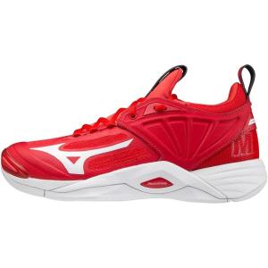 imageMizuno Womens Wave Momentum 2 Volleyball ShoeRedWhite