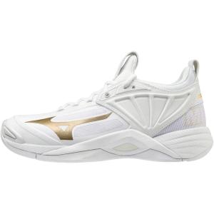 imageMizuno Womens Wave Momentum 2 Volleyball ShoeWhiteGold
