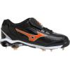 imageMizuno Mens 9 Spike Classic G5 Low Baseball CleatBlackOrange