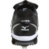imageMizuno Mens 9 Spike Classic G5 Low Baseball CleatBlackWhite