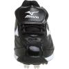 imageMizuno Mens 9 Spike Classic G5 Low Baseball CleatBlackWhite