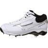 imageMizuno Mens 9Spike Classic G6 Mid Switch Baseball CleatWhiteBlack