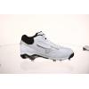 imageMizuno Mens 9Spike Classic G6 Mid Switch Baseball CleatWhiteBlack