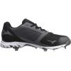 imageMizuno Mens 9Spike Dominant IC Low Metal Baseball Cleat Athletic ShoeCharcoalBlack