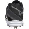 imageMizuno Mens 9Spike Dominant IC Low Metal Baseball Cleat Athletic ShoeCharcoalBlack