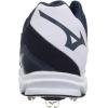 imageMizuno Mens 9Spike Dominant IC Low Metal Baseball Cleat Athletic ShoeNavyWhite