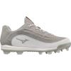 imageMizuno Mens Ambition 3 Low TPU Baseball Cleats GreyWhite 15