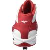 imageMizuno Mens Dominant Ic Mid Baseball ShoeRedWhite
