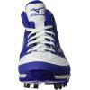 imageMizuno Mens Dominant Ic Mid Baseball ShoeRoyal White