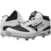 imageMizuno Mens Dominant Ic Mid Baseball ShoeWhiteBlack
