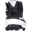 imageMizuno UnisexAdult Baseball Cleat ShoeBlackWhite