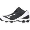 imageMizuno UnisexAdult Baseball Cleat ShoeBlackWhite