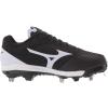 imageMizuno Womens Sweep 5 Cleated Softball ShoeBlackWhite