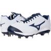 imageMizuno Womens Sweep 5 Cleated Softball ShoeWhiteNavy