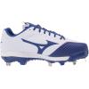 imageMizuno Womens Sweep 5 Cleated Softball ShoeWhiteRoyal