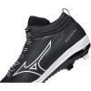 imageMizuno Womens Sweep 6 Mid Softball ShoeBlackWhite