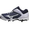 imageMizuno Womens Swift 5 Fastpitch Softball Cleat ShoeNavyWhite
