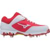 imageMizuno Womens Swift 5 Fastpitch Softball Cleat ShoeRedWhite