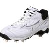 imageMizuno Mens 9Spike Classic G6 Mid Switch Baseball CleatWhiteBlack
