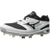 imageMizuno Mens Dominant Ic Baseball ShoeWhiteBlack