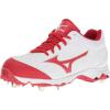 imageMizuno Womens 9Spike Advanced Sweep 3 Softball CleatWhitered
