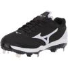 imageMizuno Womens Sweep 5 Cleated Softball ShoeBlackWhite