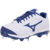 imageMizuno Womens Sweep 5 Cleated Softball ShoeWhiteRoyal