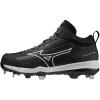 imageMizuno Womens Sweep 6 Mid Softball ShoeBlackWhite