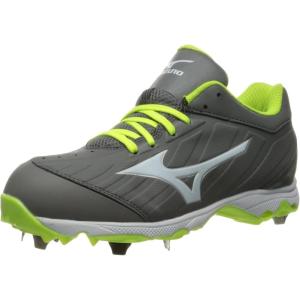 imageMizuno Womens 9Spike Advanced Sweep 3 Softball Shoe GreyWhite 95 D US