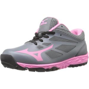 imageMizuno Womens Speed Trainer 5 Turf ShoeGreyPink