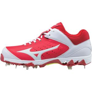 imageMizuno Womens Swift 5 Fastpitch Softball Cleat ShoeRedWhite