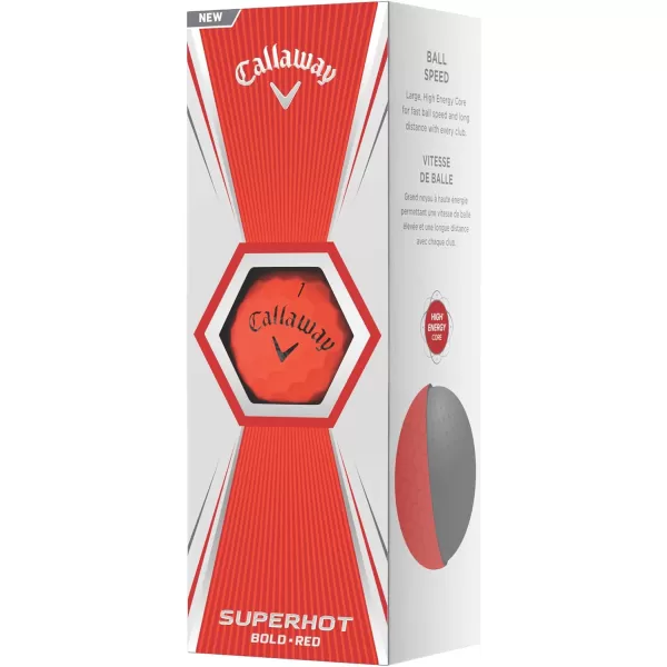 Callaway Golf 2020 Superhot Bold Matte Golf Balls