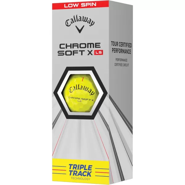 Callaway 2021 Chrome Soft X LS Golf Balls 